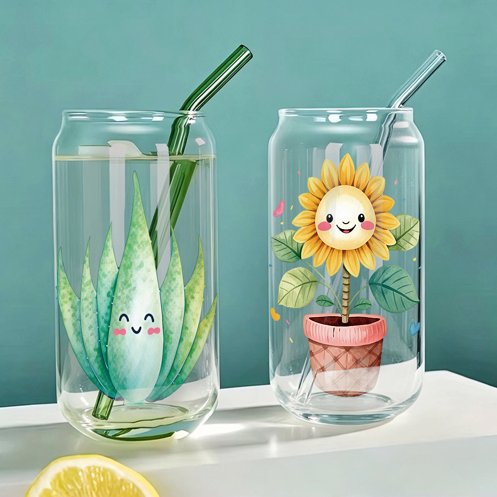 8pcs Aloe Vera Sunflower UV DT - Aloe Vera Pot reseña y precio