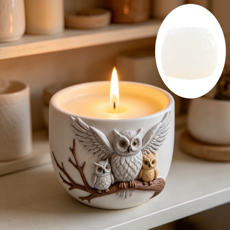 The owl standing on the branch - Echeveria Succulent reseña y precio