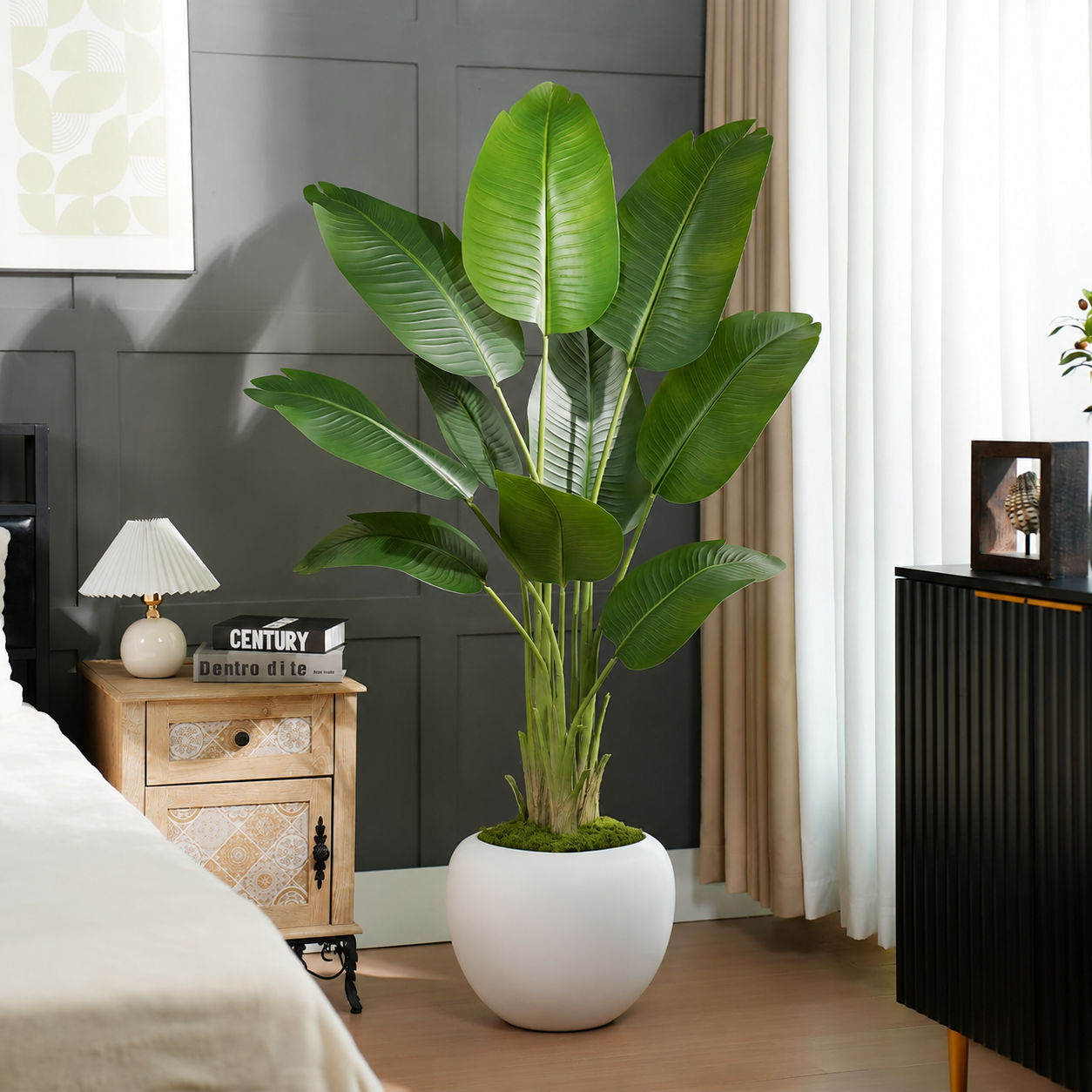Tall Artificial Bird of Paradi - Bird Paradise Strelitzia reseña y precio