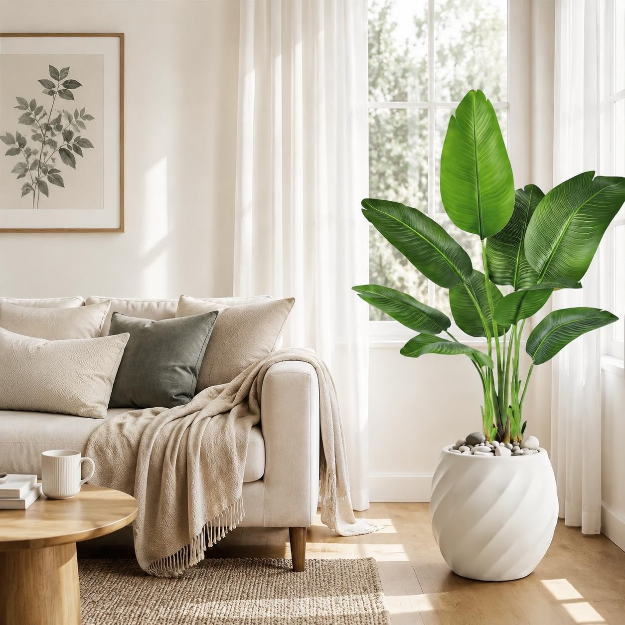 Tall Artificial Bird of Paradi - Bird Paradise Strelitzia reseña y precio