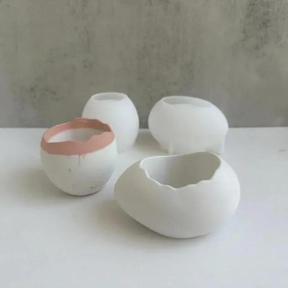 Plaster Handmade Mold Egg-shap - Echeveria Succulent reseña y precio