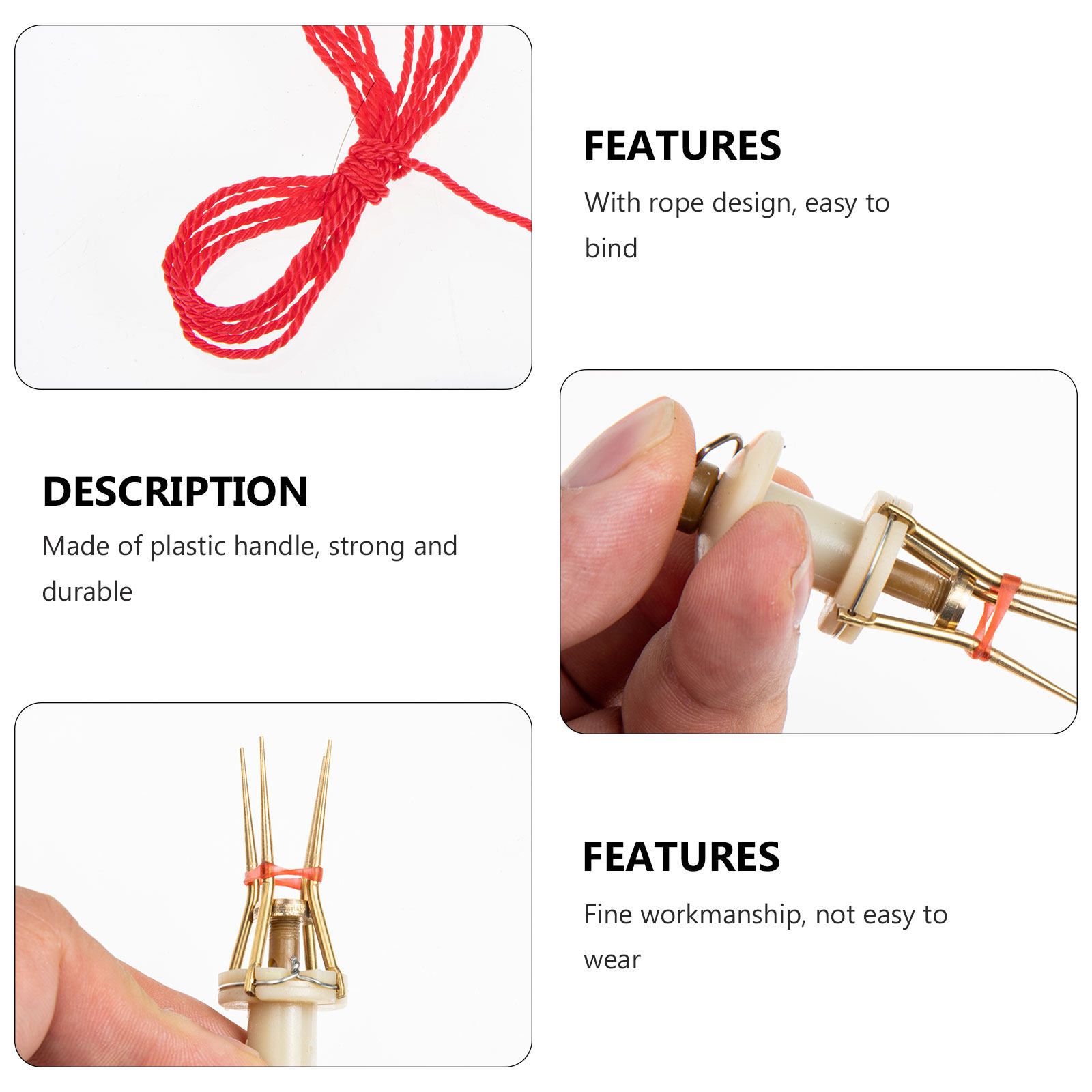 3Pcs Heavy-Duty Bloodworm Lash - Aglaonema Red reseña y precio