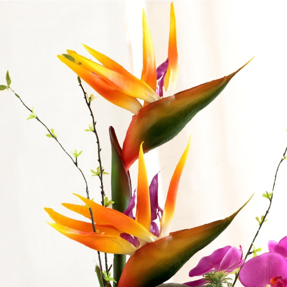New Long Stem Artificial Bird  - Bird Paradise Strelitzia reseña y precio