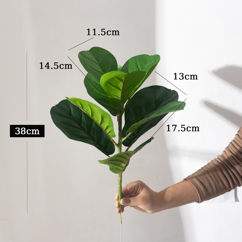 38cm 9 Forks Artificial Ficus  - Ficus Lyrata Tree reseña y precio