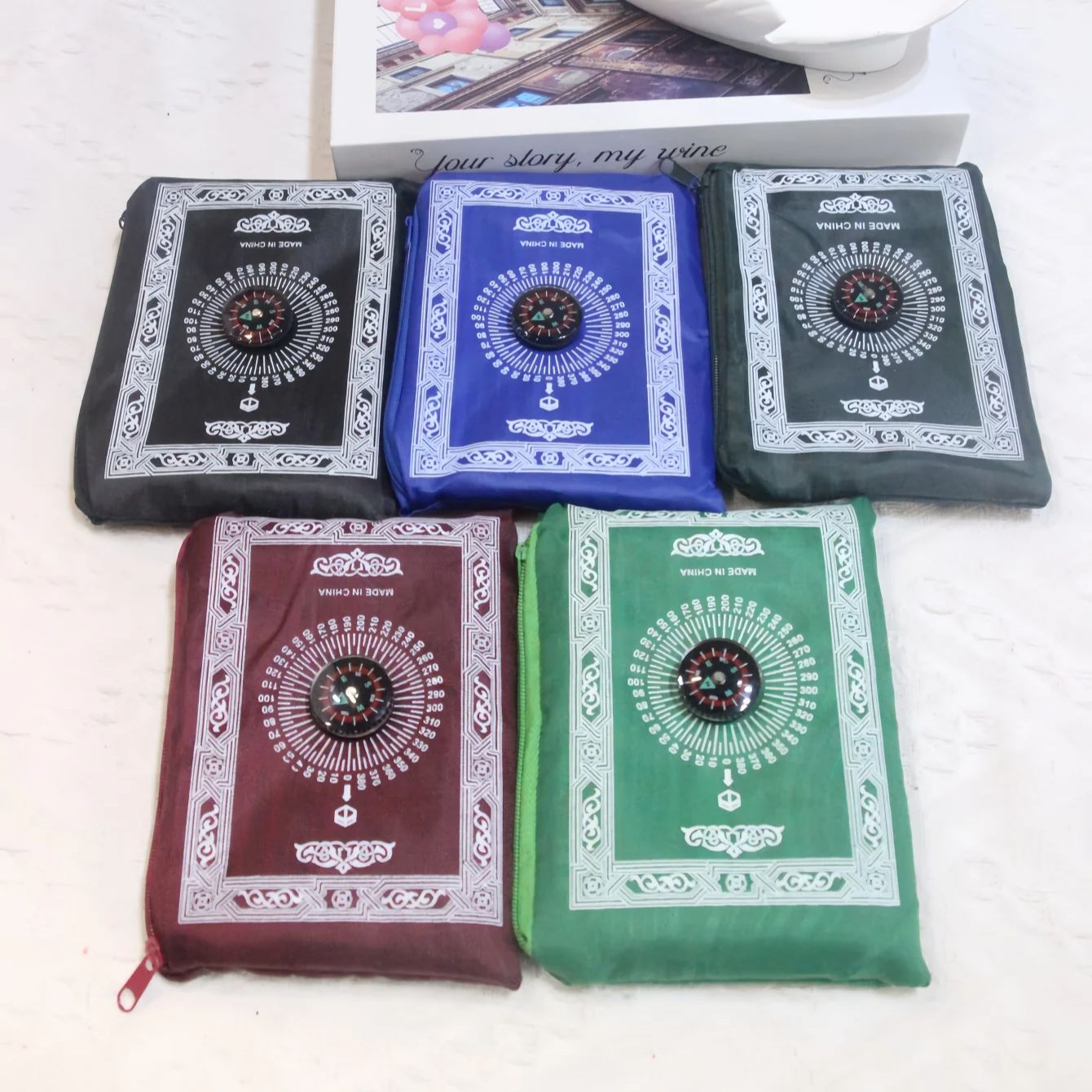 5pcs Portable Prayer Rug with  - Maranta Prayer Plant reseña y precio