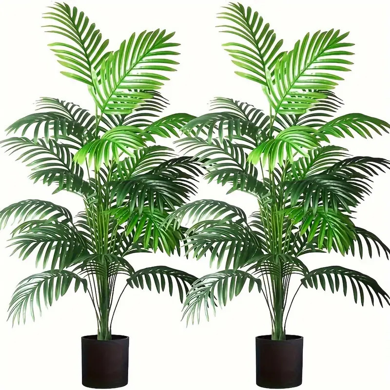 24 Leaves Areca Palm Artificia - Dracaena Marginata reseña y precio