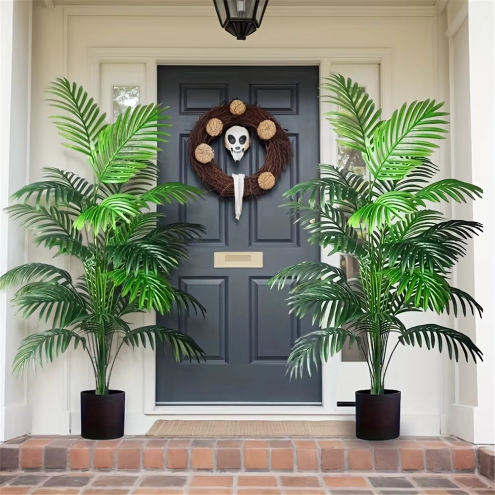 24 Leaves Areca Palm Artificia - Dracaena Marginata reseña y precio