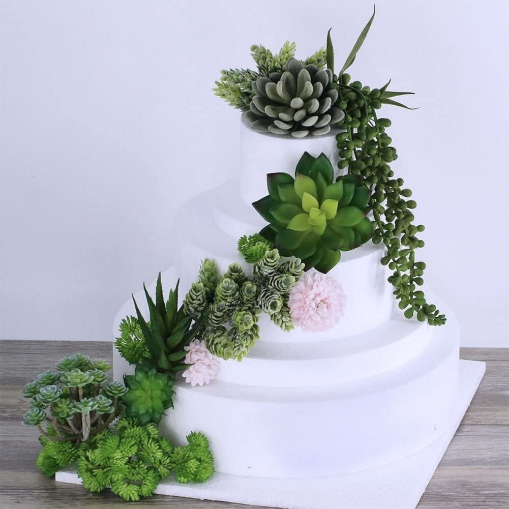 15pcs Artificial Succulent Pla - Echeveria Succulent reseña y precio