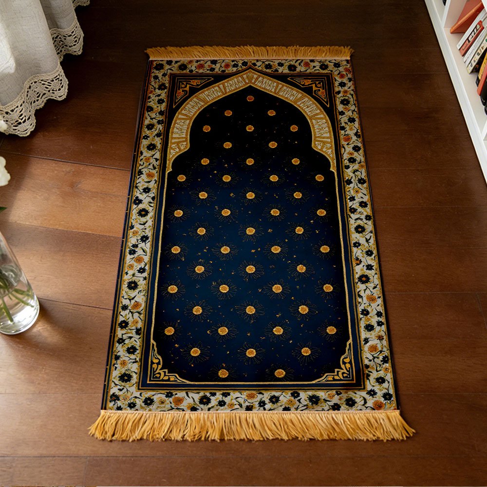 Polyester Muslim Prayer Rug Po - Maranta Prayer Plant reseña y precio
