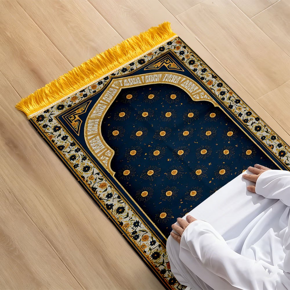 Polyester Muslim Prayer Rug Po - Maranta Prayer Plant reseña y precio