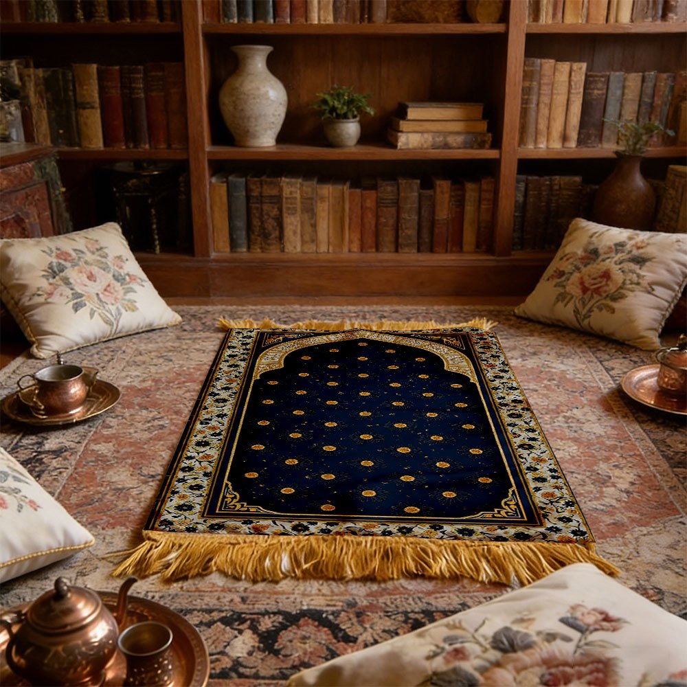 Polyester Muslim Prayer Rug Po - Maranta Prayer Plant reseña y precio