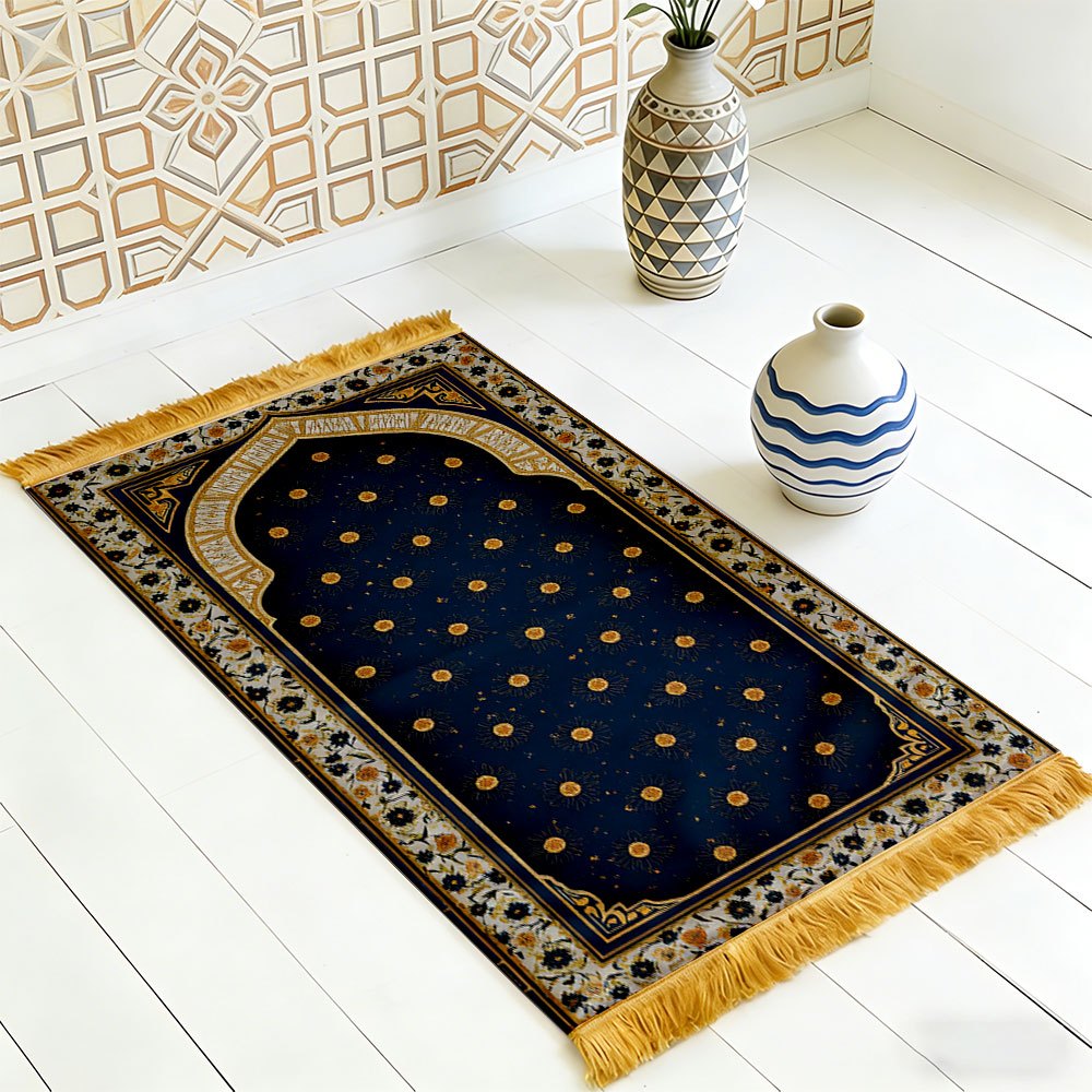 Polyester Muslim Prayer Rug Po - Maranta Prayer Plant reseña y precio