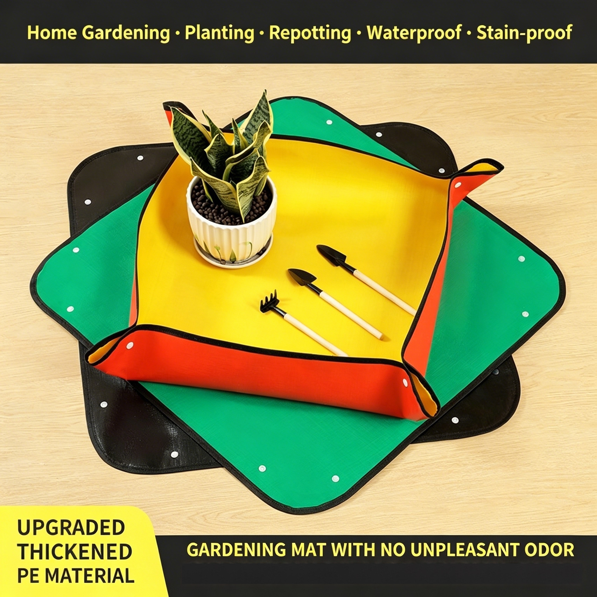 Plant Repotting Mat, Waterproo - Echeveria Succulent reseña y precio