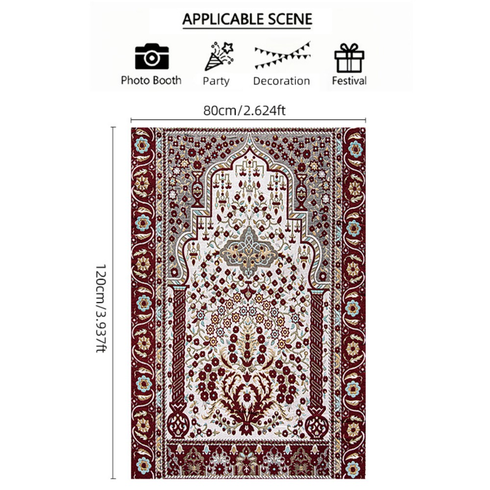 VIKAMA Islamic Prayer Mat Musl - Maranta Prayer Plant reseña y precio
