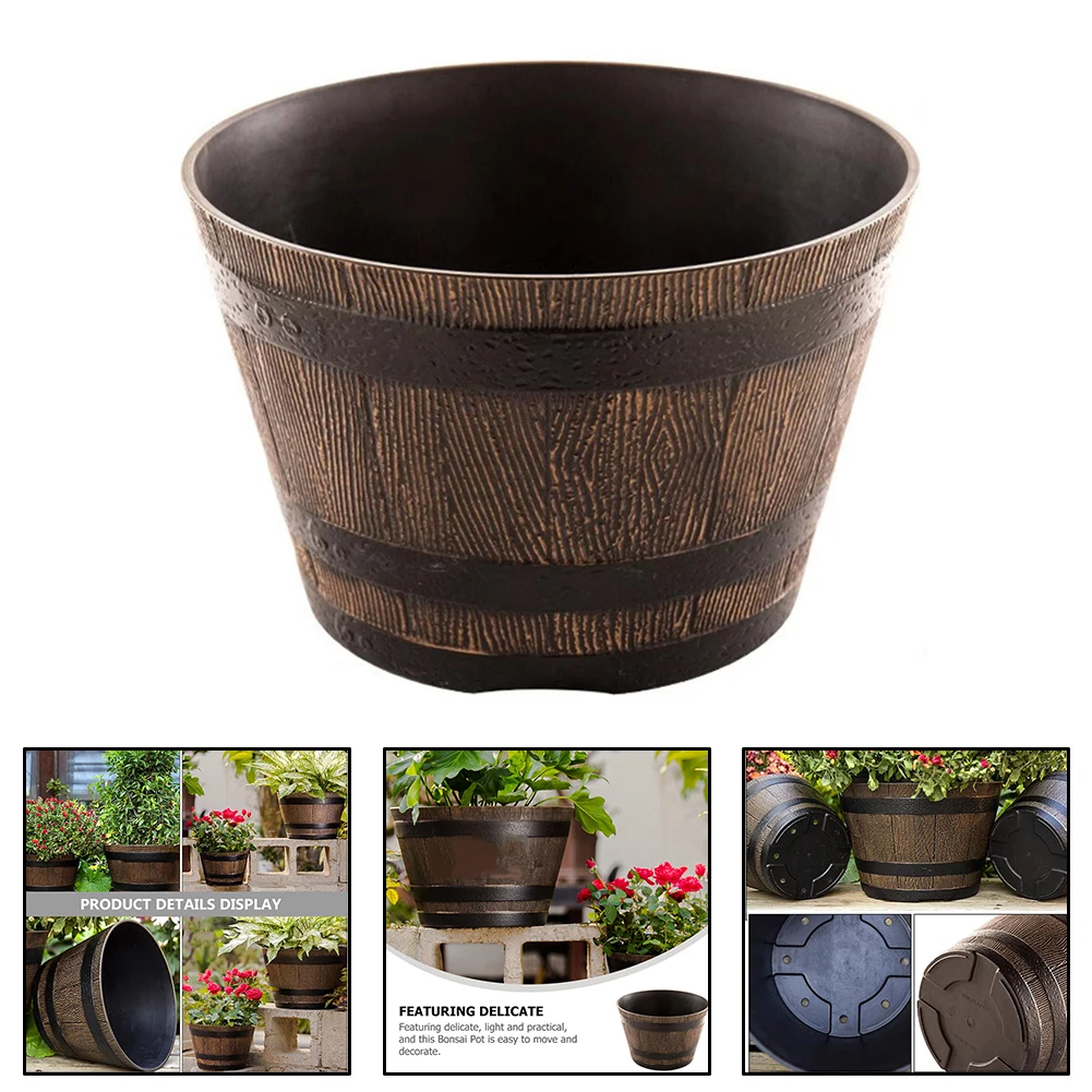 Rustic Whiskey Bucket Resin Po - Aloe Vera Pot reseña y precio