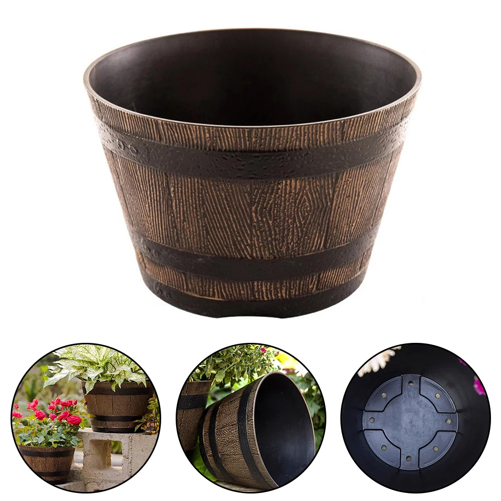 Rustic Whiskey Bucket Resin Po - Aloe Vera Pot reseña y precio