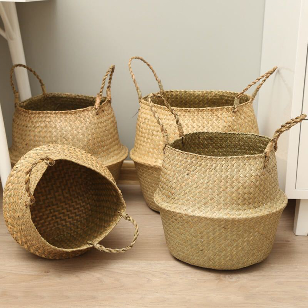 Plant Basket with Handles Wick - Aloe Vera Pot reseña y precio