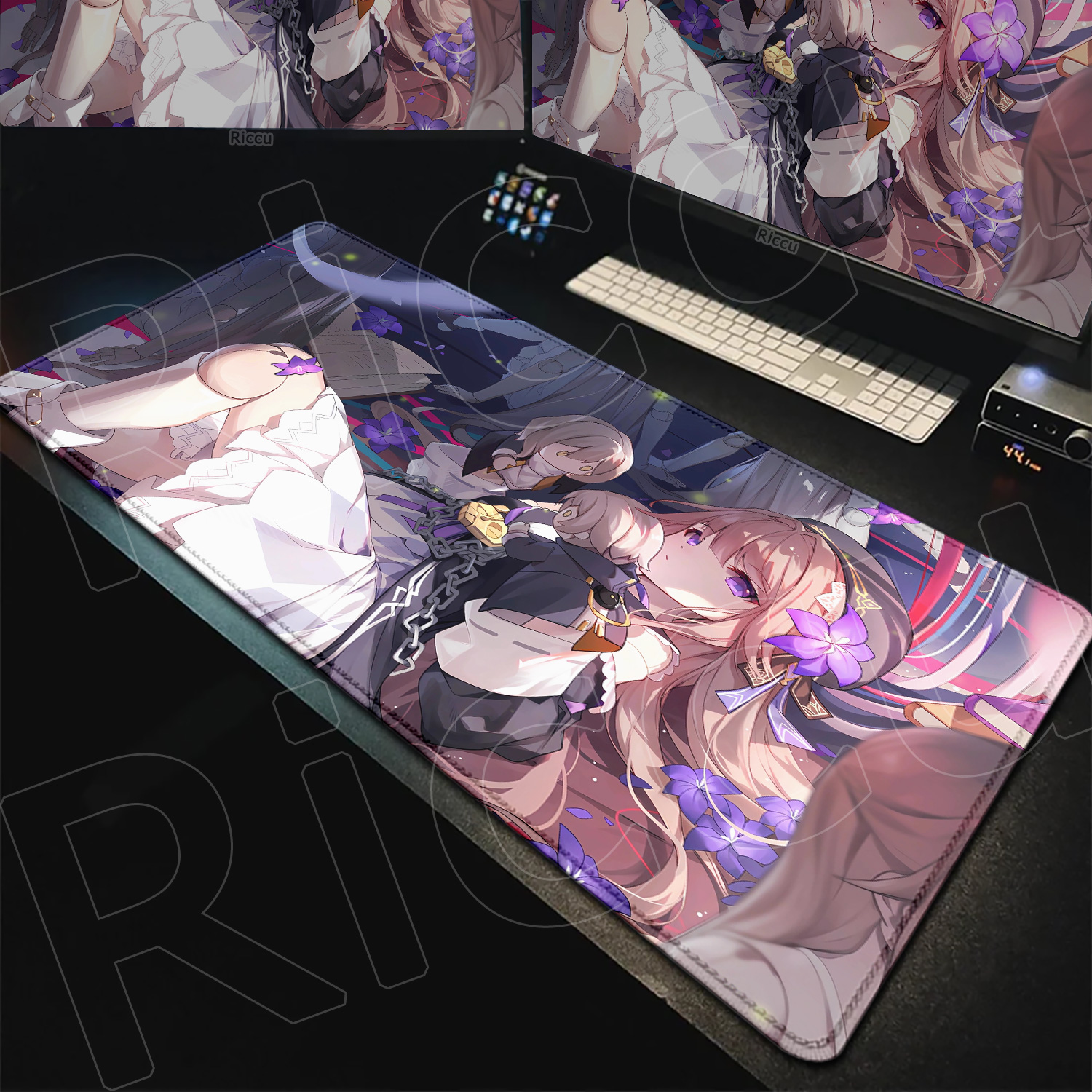 The Herta Keyboard Mat Purple  - Tradescantia Purple reseña y precio