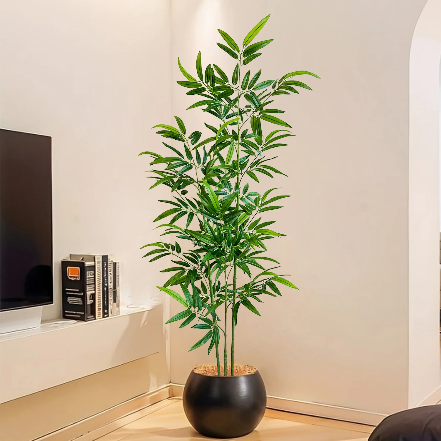 Artificial Green Bamboo Fadele - Dracaena Marginata reseña y precio