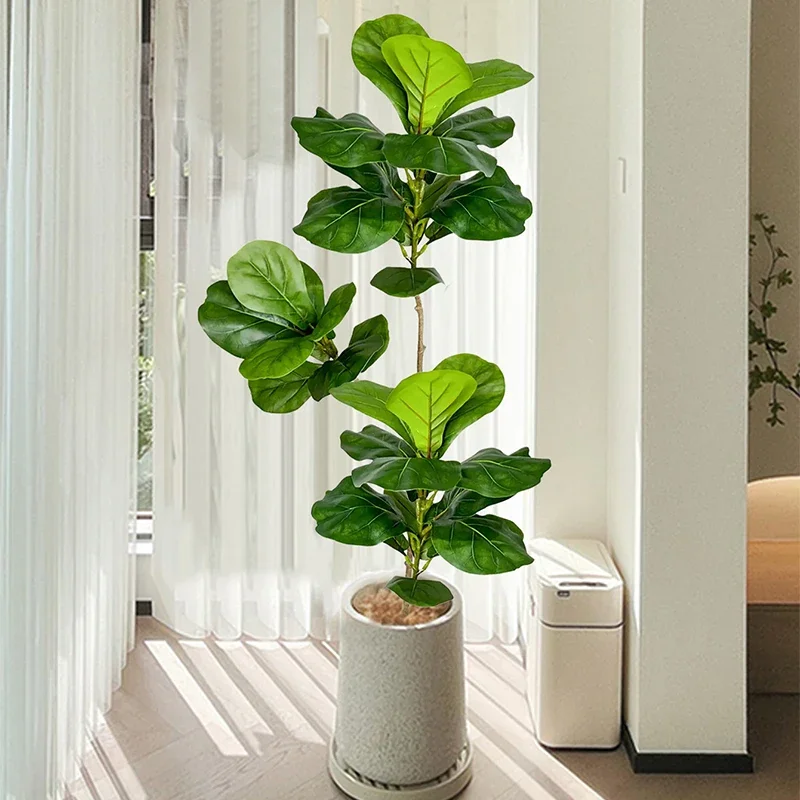 2-4.9FT Large Artificial Ficus - Ficus Lyrata Tree reseña y precio