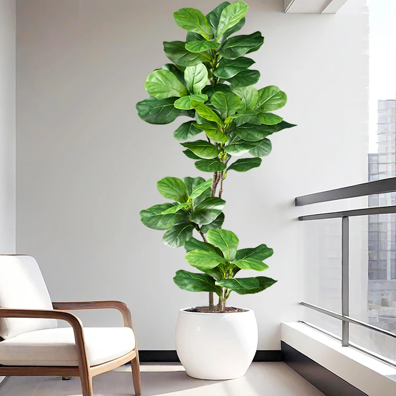 2-4.9FT Large Artificial Ficus - Ficus Lyrata Tree reseña y precio