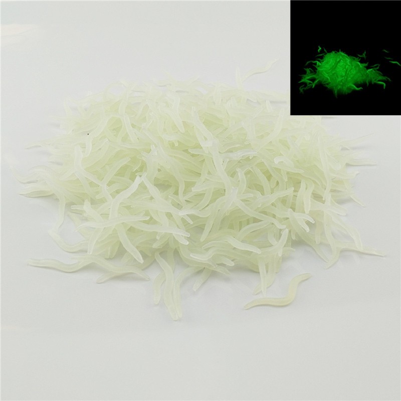 60pcs 4cm Fishing Silicone Lum - Aglaonema Red reseña y precio