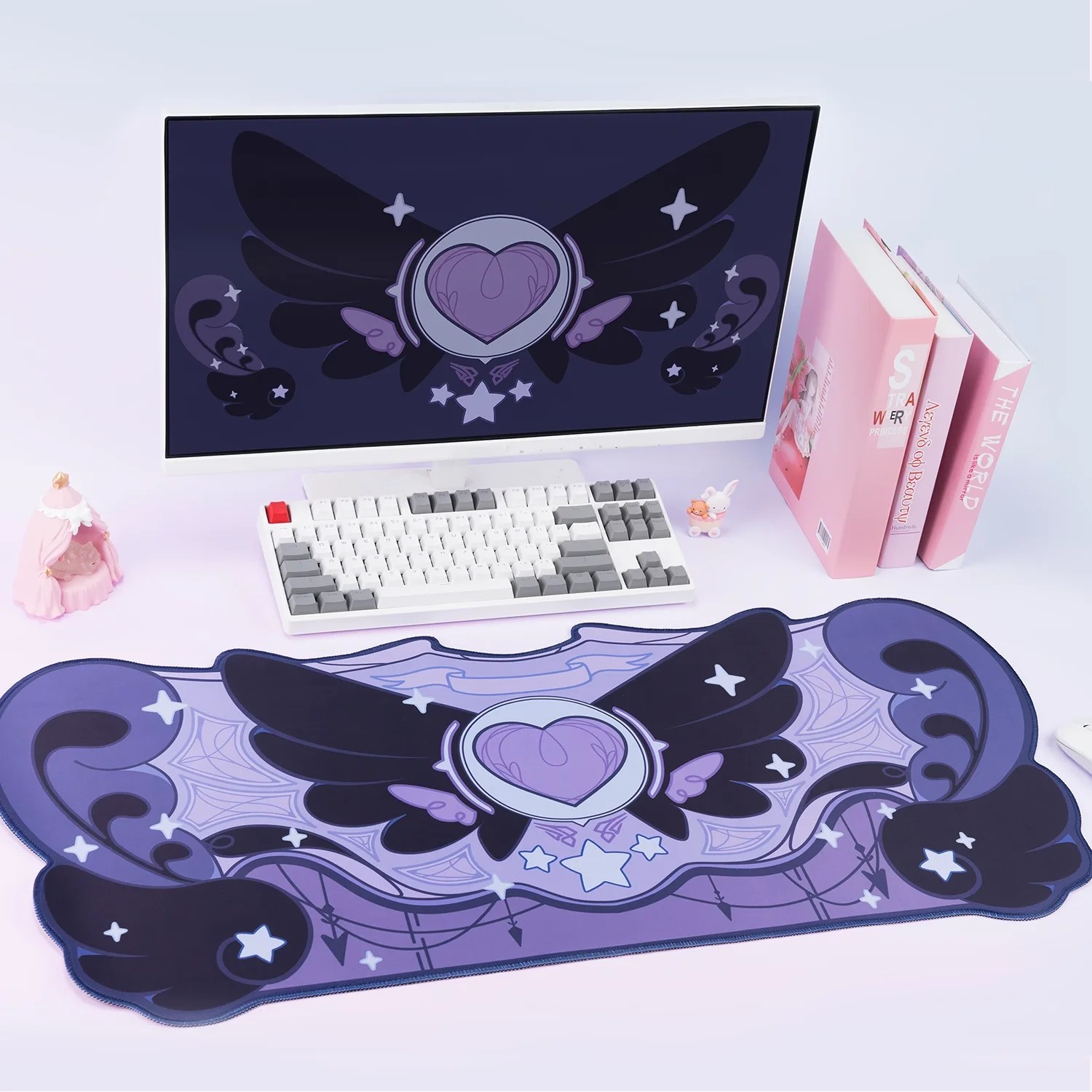 VIKAMA Mouse Pad Desk Mat Irre - Tradescantia Purple reseña y precio
