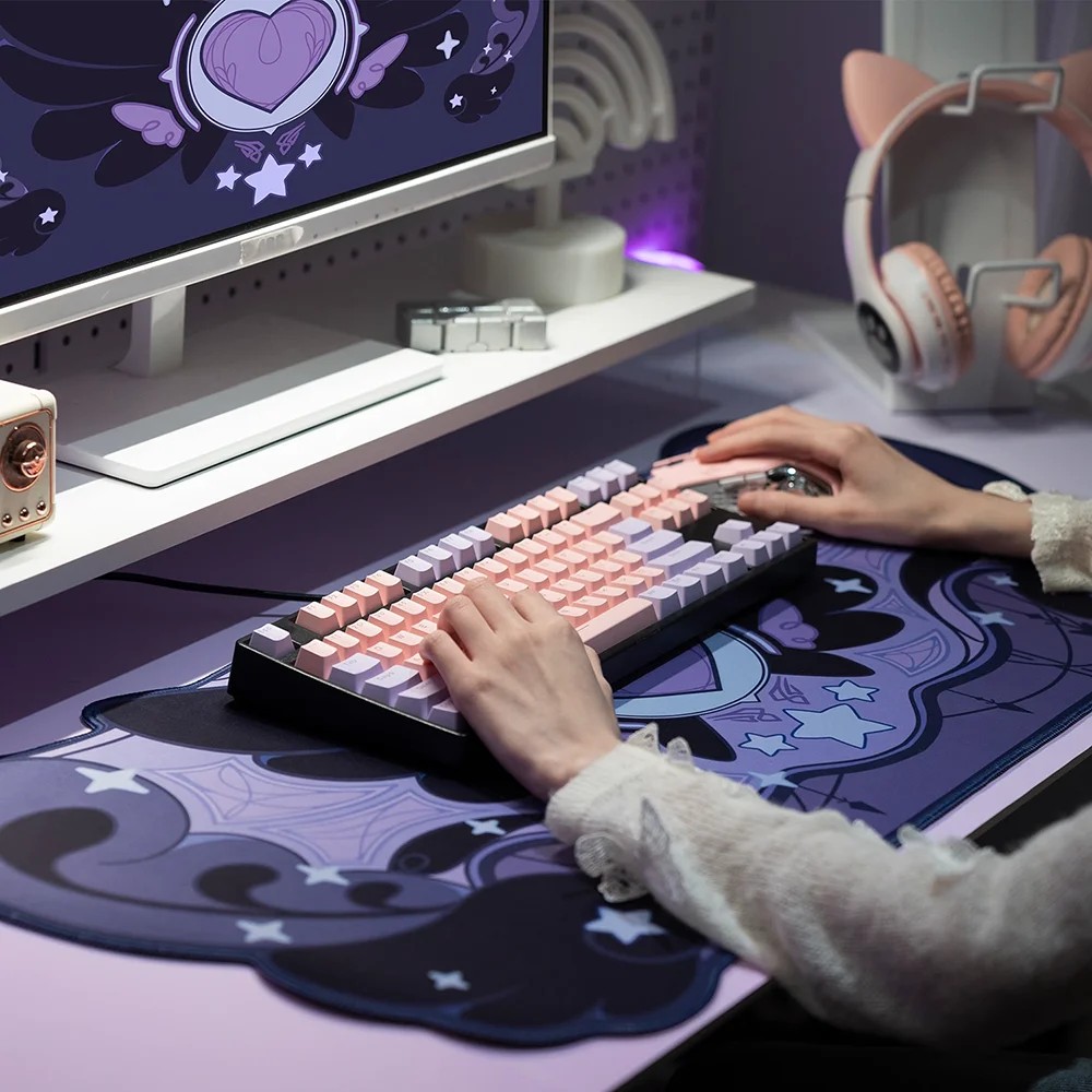 VIKAMA Mouse Pad Desk Mat Irre - Tradescantia Purple reseña y precio