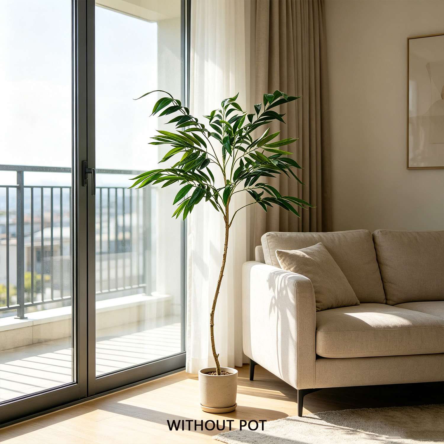 65-160cm Artificial plant Will - Ficus Lyrata Tree reseña y precio