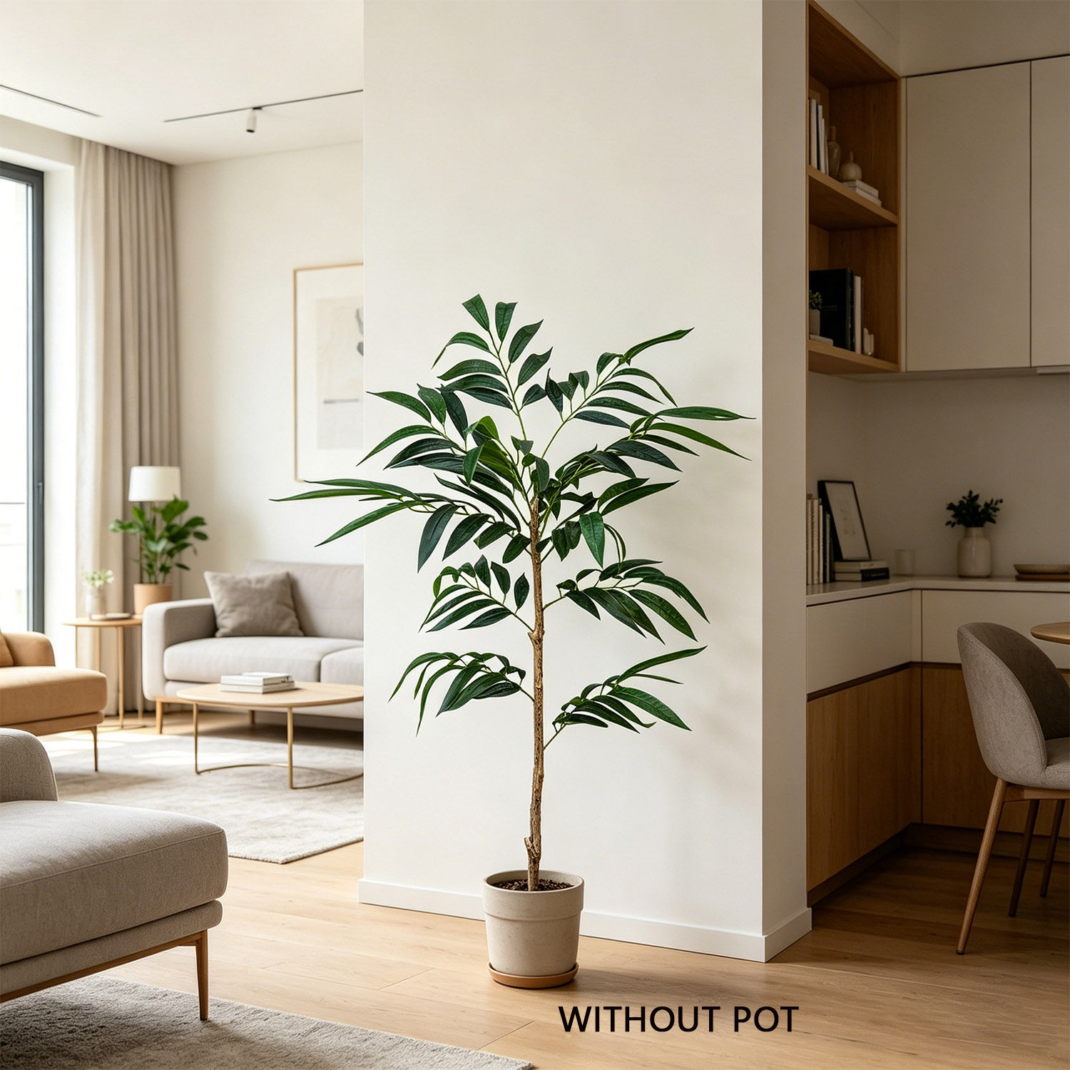 65-160cm Artificial plant Will - Ficus Lyrata Tree reseña y precio