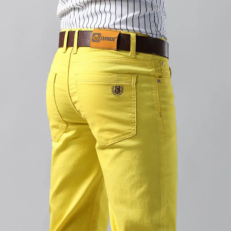 5 Colors Men's Colorful Denim  - Aglaonema Red reseña y precio