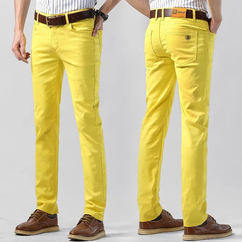 5 Colors Men's Colorful Denim  - Aglaonema Red reseña y precio